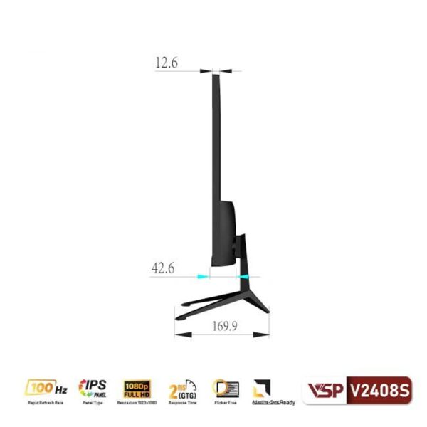 Màn Hình VSP V2408S – 23.8 Inch | Full HD | IPS 100Hz