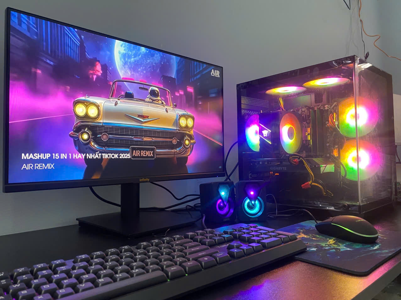 Build PC Giá Rẻ, Uy Tín Tại Long An – Việt Phát Computer PC RGB cực chất – mạnh mẽ, nổi bật, đậm chất gaming!