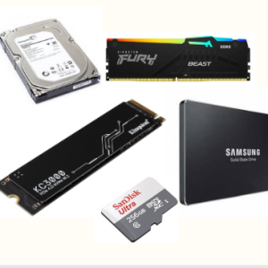 RAM, SSD, HHD, Thẻ nhớ
