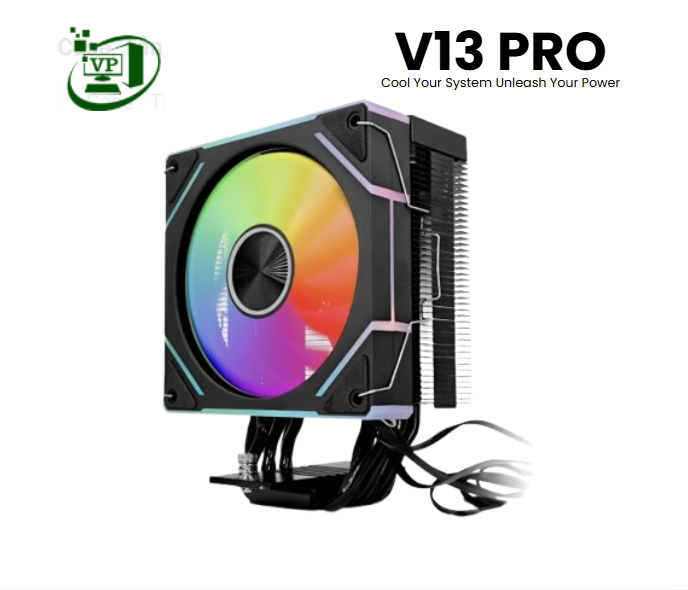 Tản Nhiệt Khí V13 Pro ARGB – Hiệu Năng Vượt Trội, Ánh Sáng Rực Rỡ Tản Nhiệt Khí V13 Pro ARGB