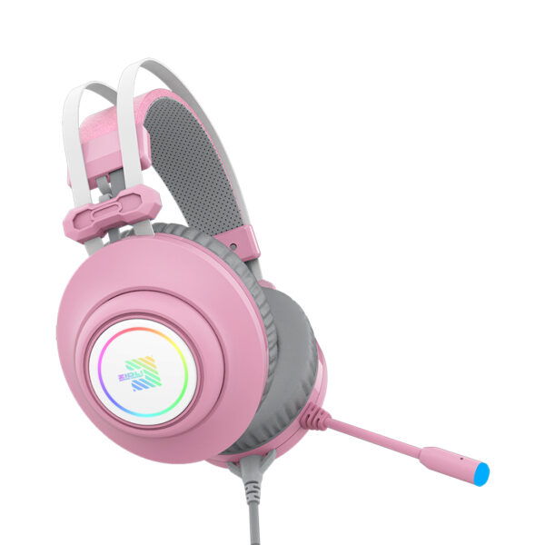 Tai nghe Zidli SCORE SH320V Pink (7.1, USB, RGB) - Ảnh 3