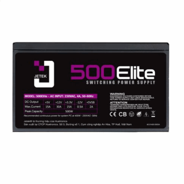 Nguồn Jetek 500W Elite