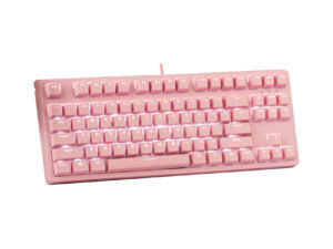 Bàn phím cơ Edra EK387 Pink V2 Blue sw (Edra) (USBC/White Led) ban phim co edra ek387 pink v2 blue sw edra usbc white led 1